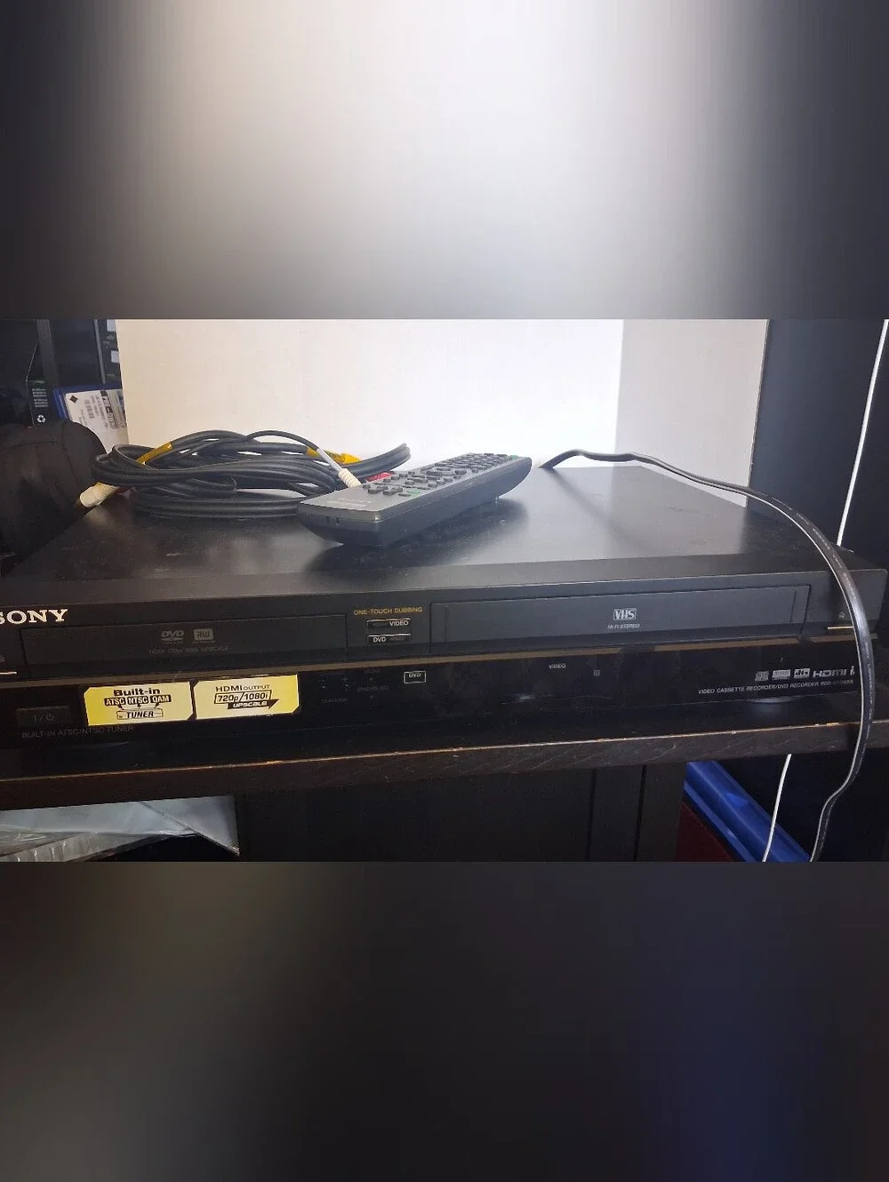 Sony RDR-VXD655 DVD Recorder VHS Combo HDMI Tested READ -SELLING AS PARTS ONLY
